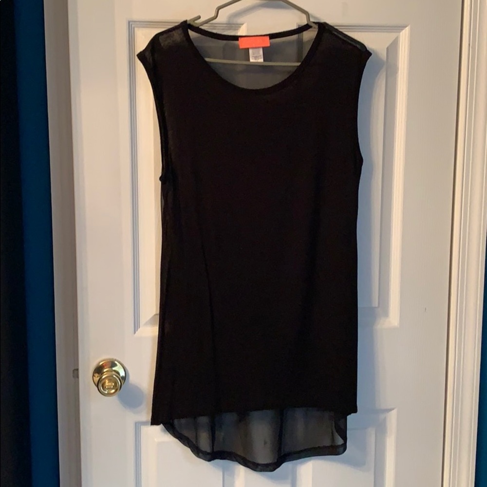 Sheer tunic